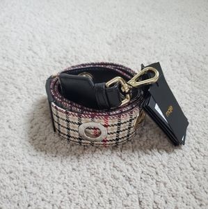 Maje Fabric & Leather Bag Strap